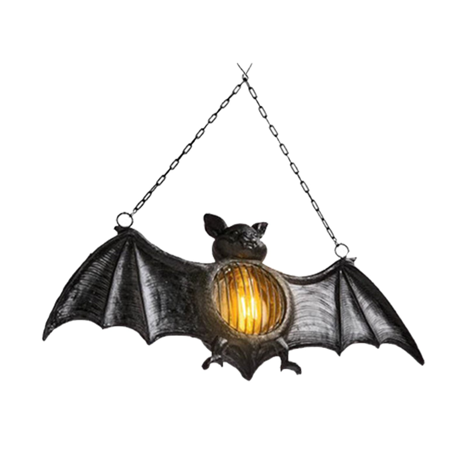 LED Lantern Bat Flameless Lamp Outdoors Garden Tree Decoration