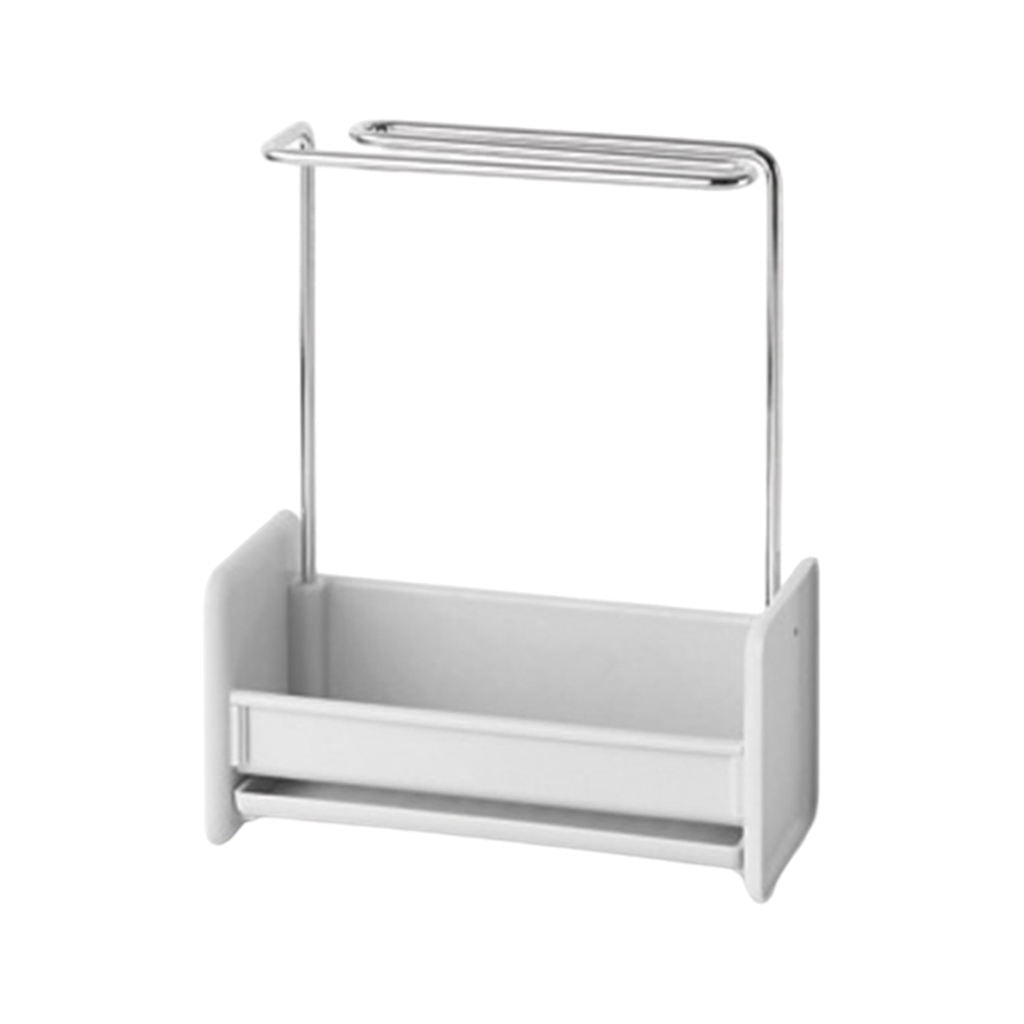 Kitchen Sink Caddy Sponge Holder with Drain Tray Sponge Holder for Kitchen