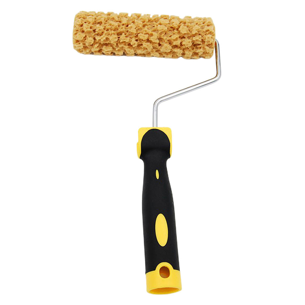 Wall 7 "texture pattern painting tool plastic handle sponge paint roller