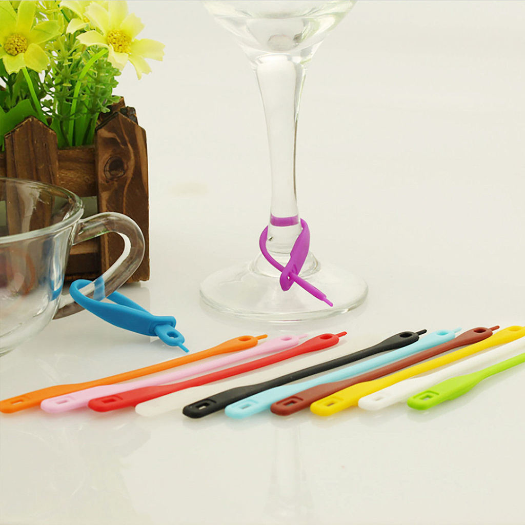 12 x Strip Tags Stem Marker Identifier Stags Set Recognize Charm Party Decor
