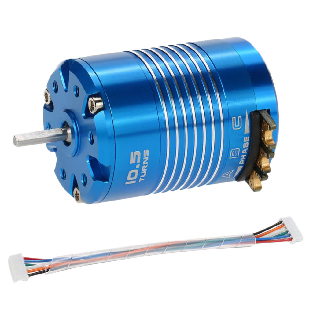 Waterproof 540 10.5T 3450KV Sensored Brushless Motor for 1/10 RC Car Crawler