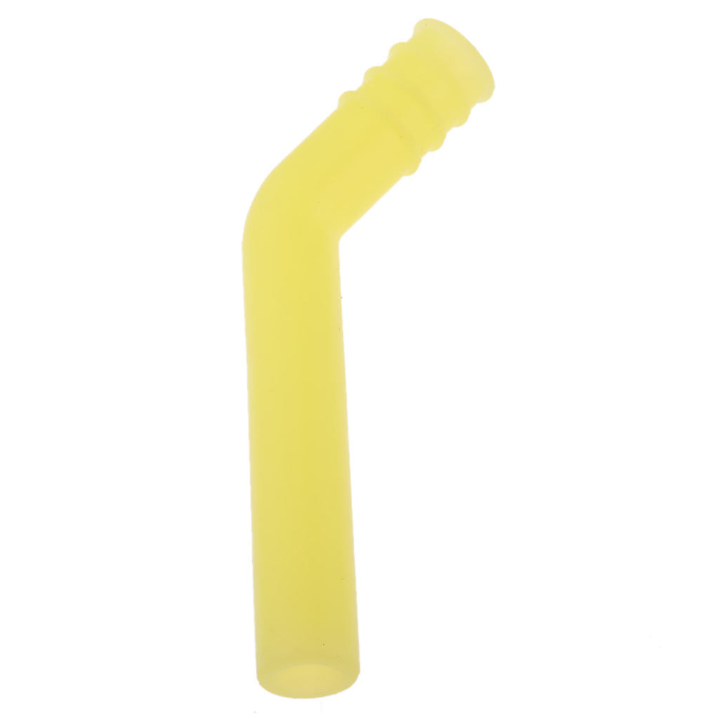 Exhaust Pipe Silencer Extension Silicone Tube for 1/10 Nitro RC DIY Yellow