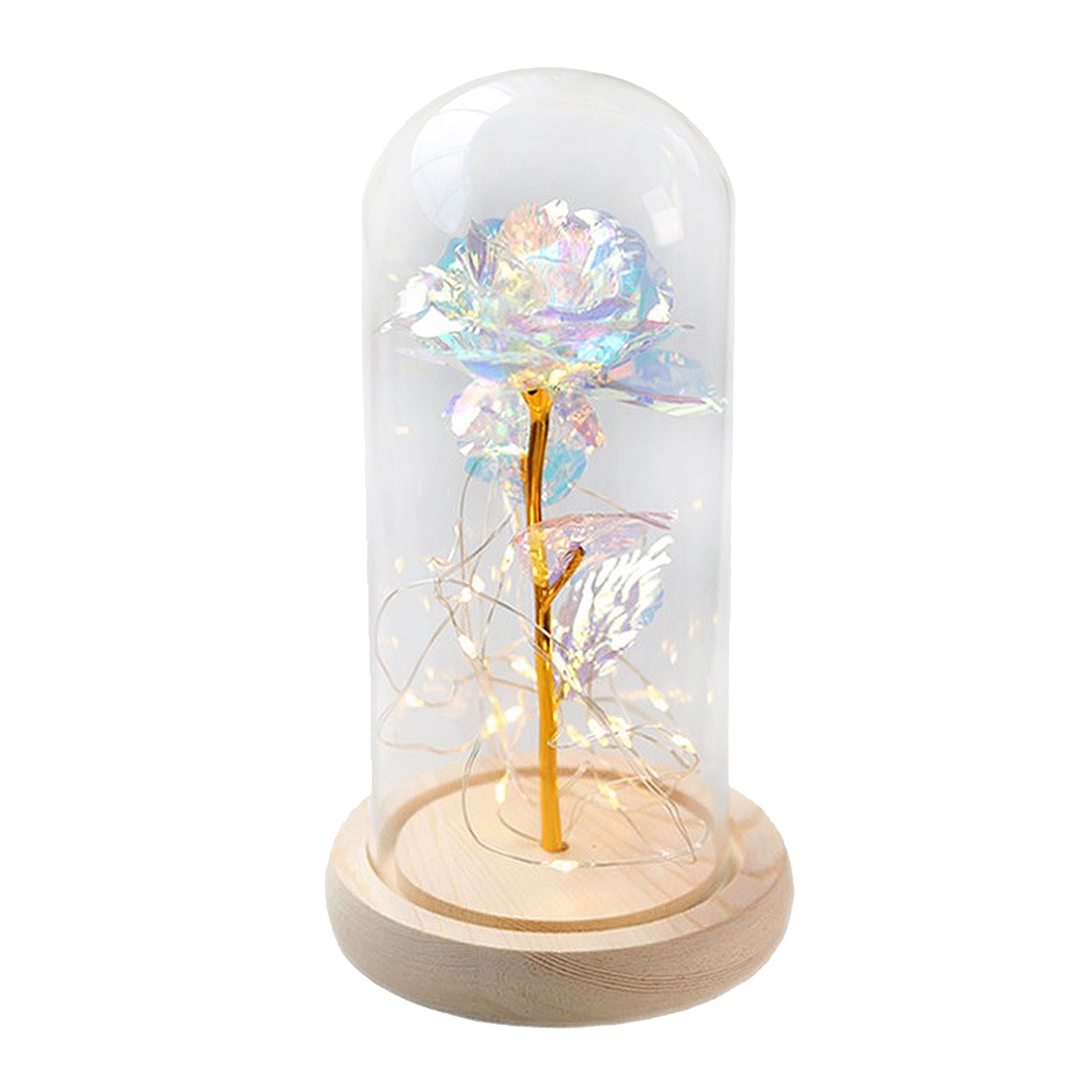 Eternal Rose LED Light w/ Box Romantic Galaxy Beauty Flower Birthday Gift