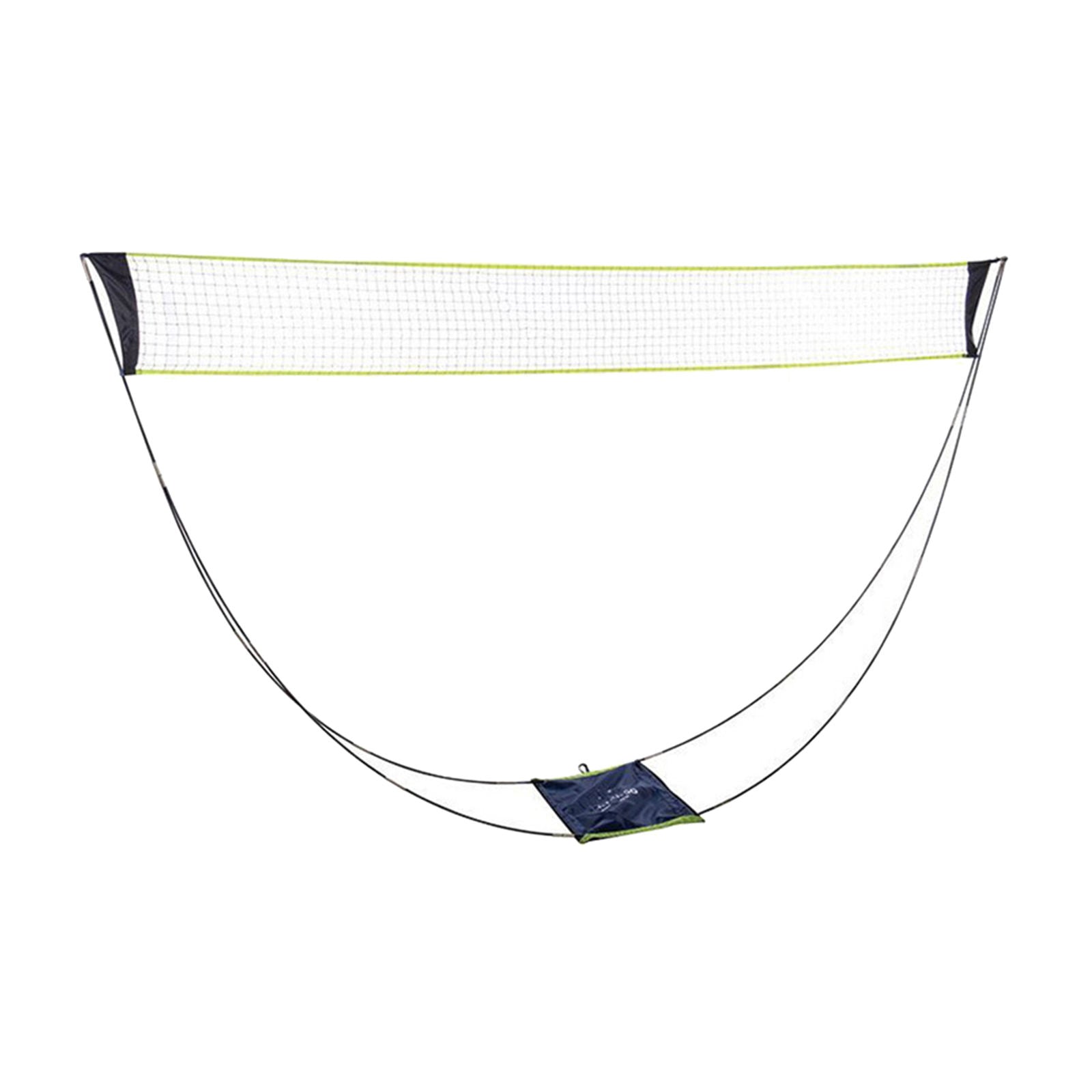 Foldable Portable Badminton Net Easy Assemble for Tennis Yard Backyard