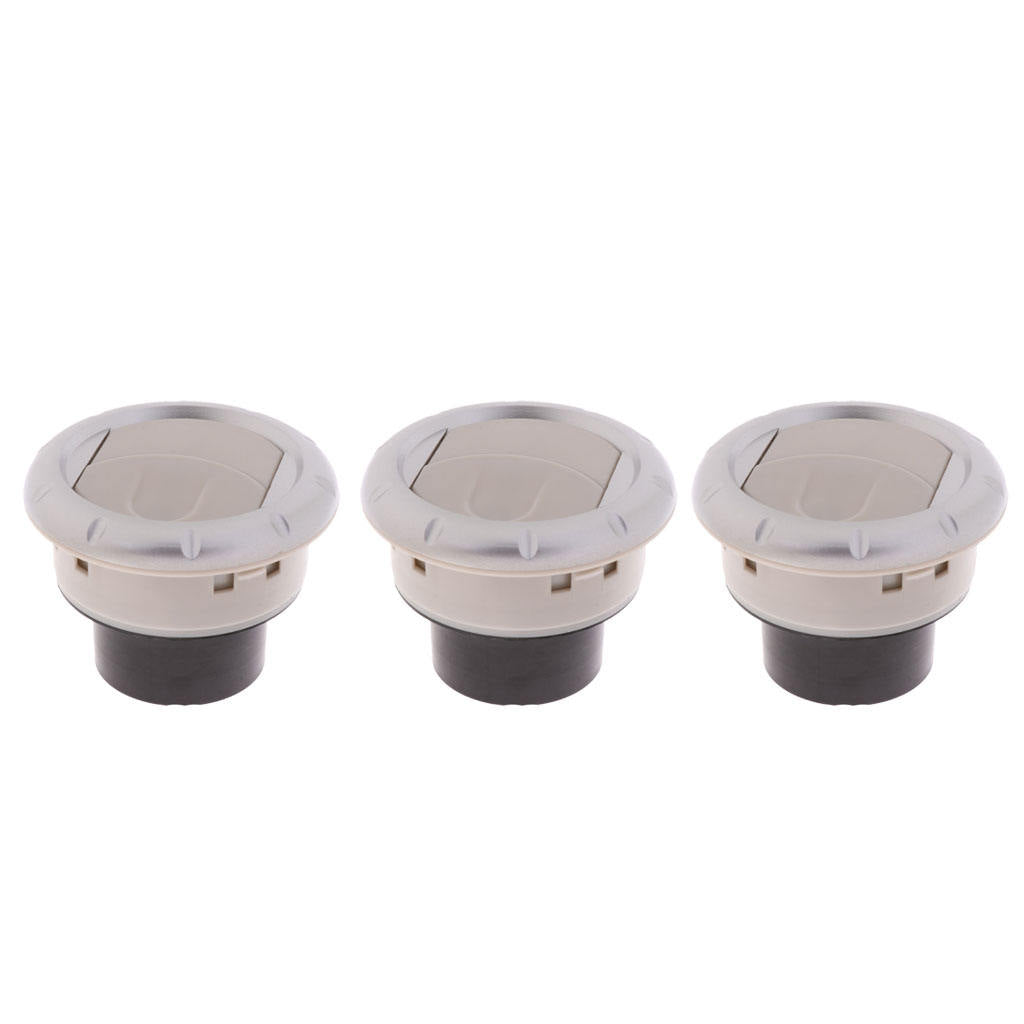3x Air Vent Ventilation Grill Outlet for Car Boat RV Motorhome Truck Trailer