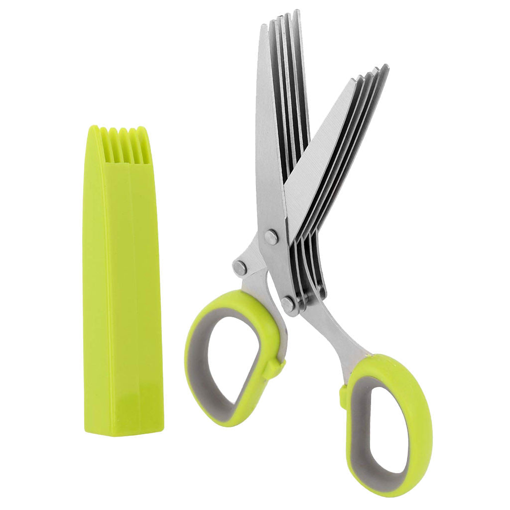 Heavy Duty 5 Tiers Kitchen Cooking Scissor Stainless Steel Vegetable Cutter
