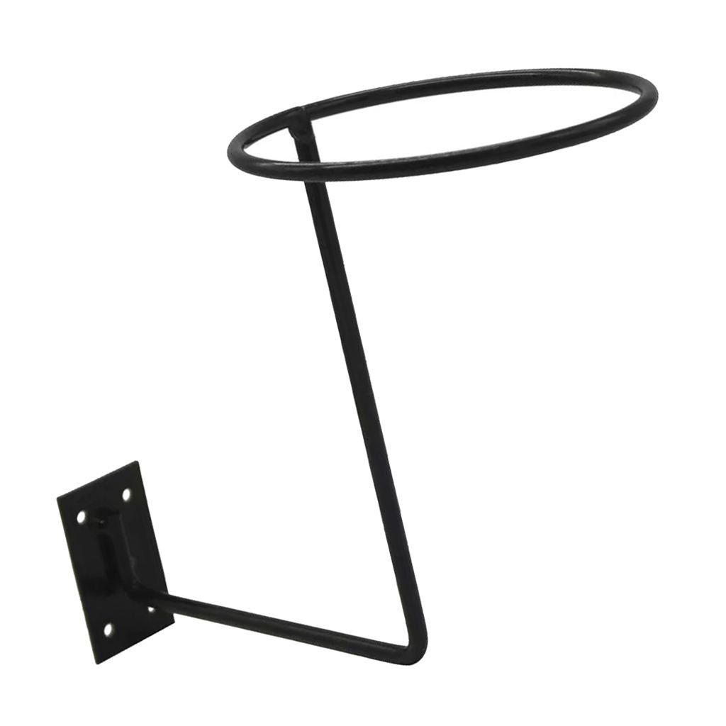 Rust-proof Wall-mounted Metal Helmet Holder Stand Fisherman Hat   Rack