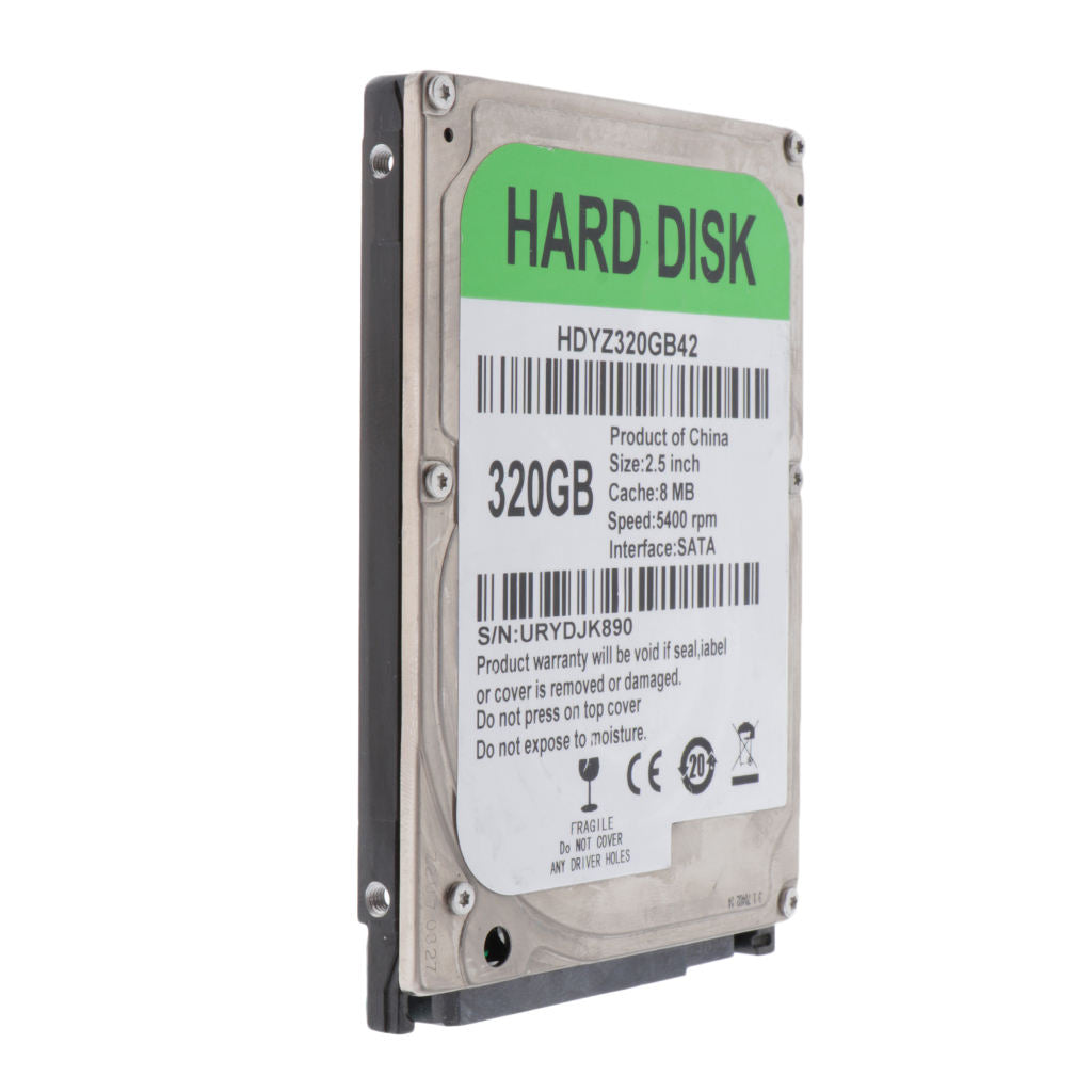 320GB Laptop 2.5" SATA2 Hard Drive Internal HDD 5400RPM for Desktop Notebook