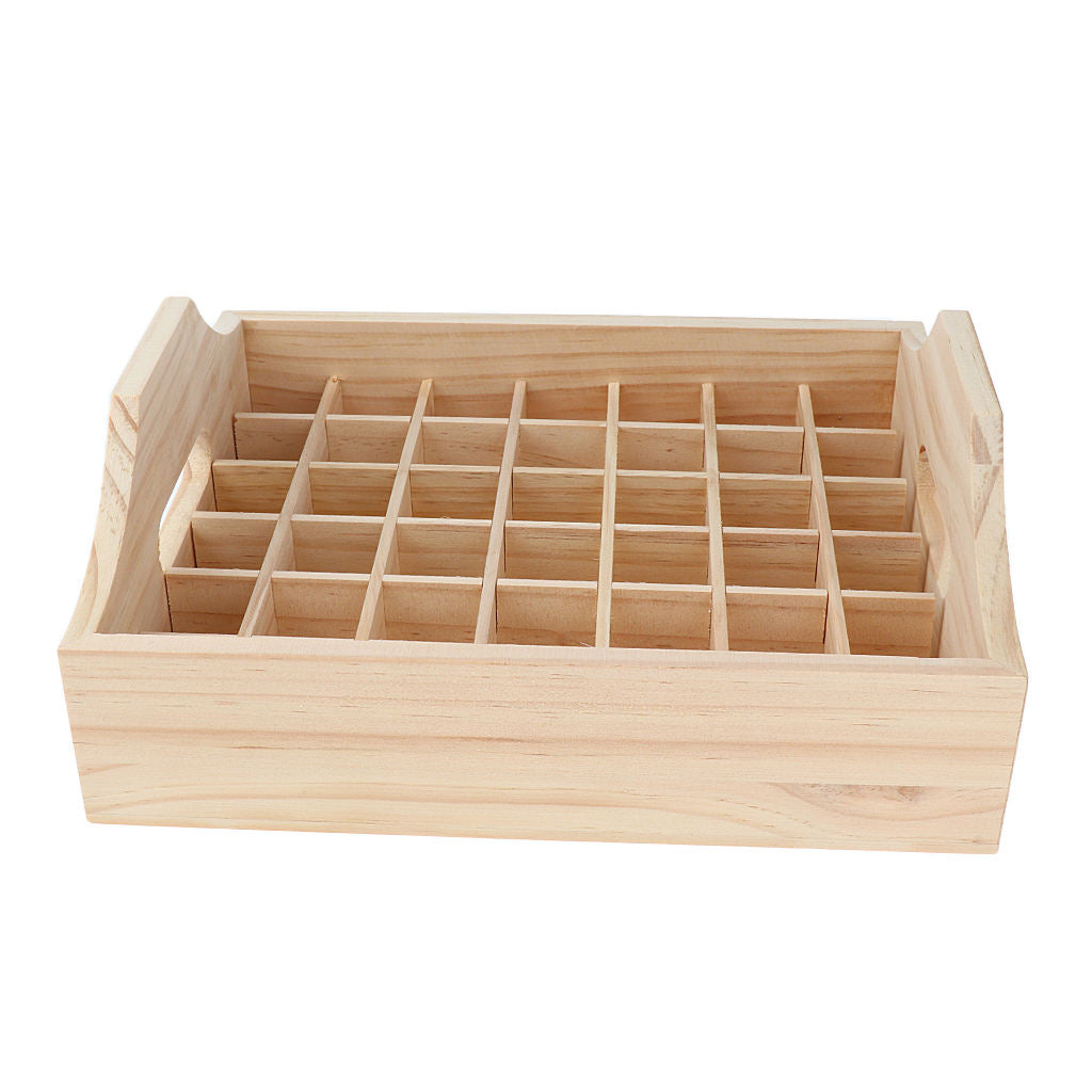 2pcs Wooden Essential Oil Display Stand Tray for 42 Bottles 5 10 15 20ml