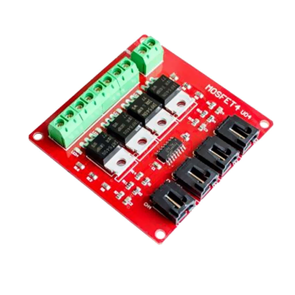 Switch Module Board MOSFET 4 Route Button IRF540 V2.0 for   DIY Red