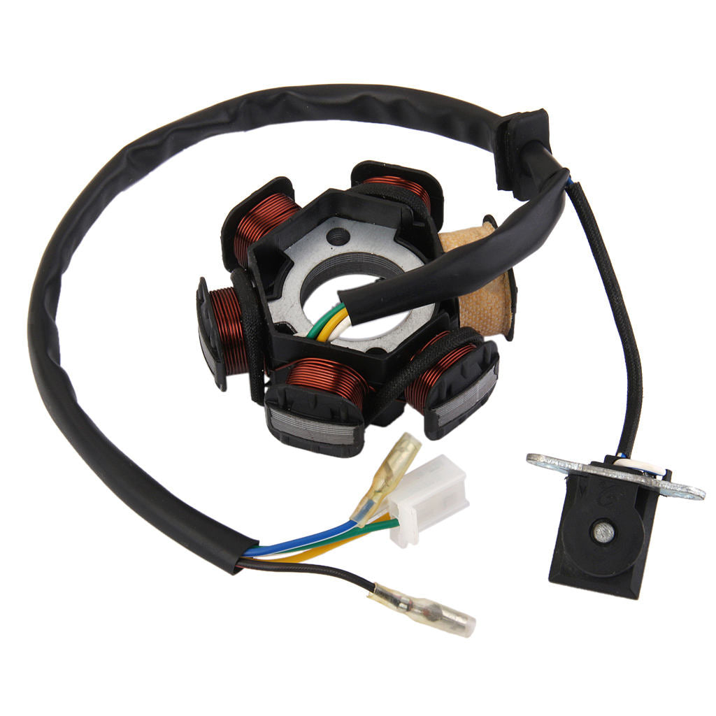 Magneto Stator AC 6-coil for 125cc ATV Quad Go Kart Scooter Four Wheeler 4