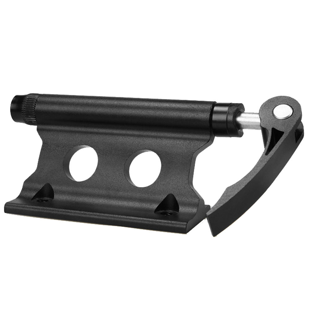 2Pcs Alloy Car Roof Bike Rack Bicycle Black SUV Holder Cycle Wheel Block