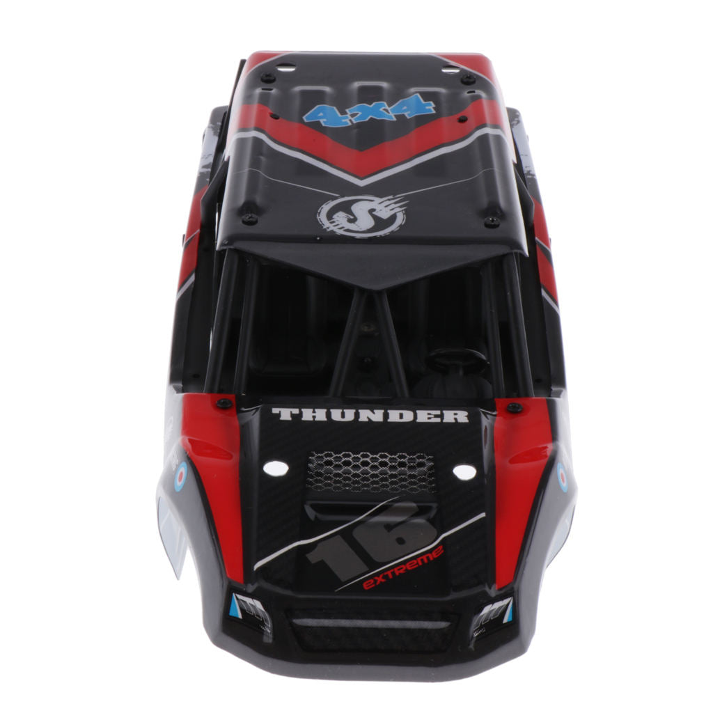 1/18 Scale 4WD RC Car Parts  RC Car Body Shell Frame 18311 Red Plastic DIY