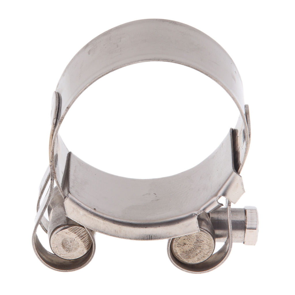3Pcs Metal Motorcycle Exhaust Clamp Clip Replacement Pipe Hose Clip 44-47mm