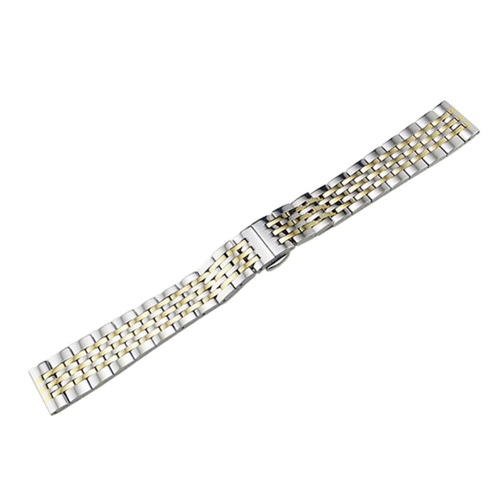 Stainless Steel Jubilee Link Watch Band Strap Replacement Bracelet 22mm