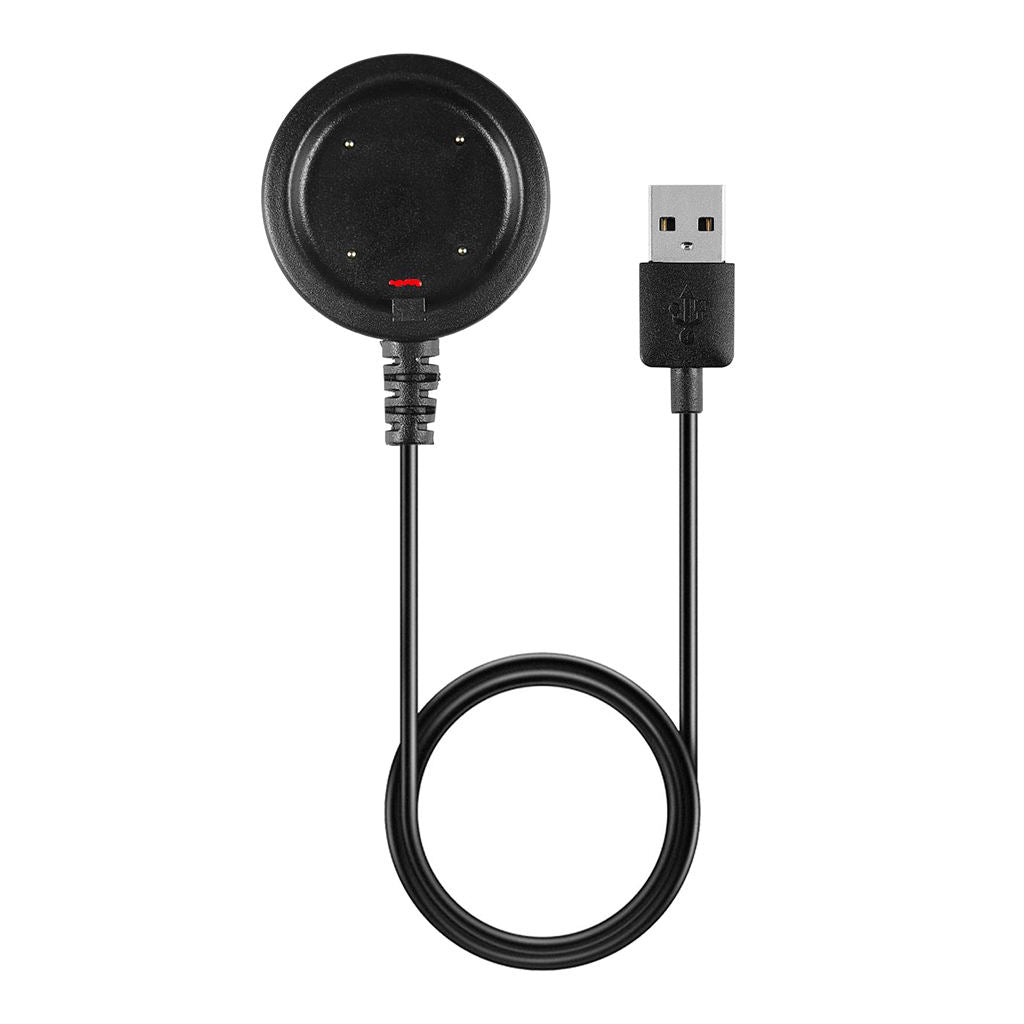 Black USB charging cable 1m Charger stand holder for Polar GRIT