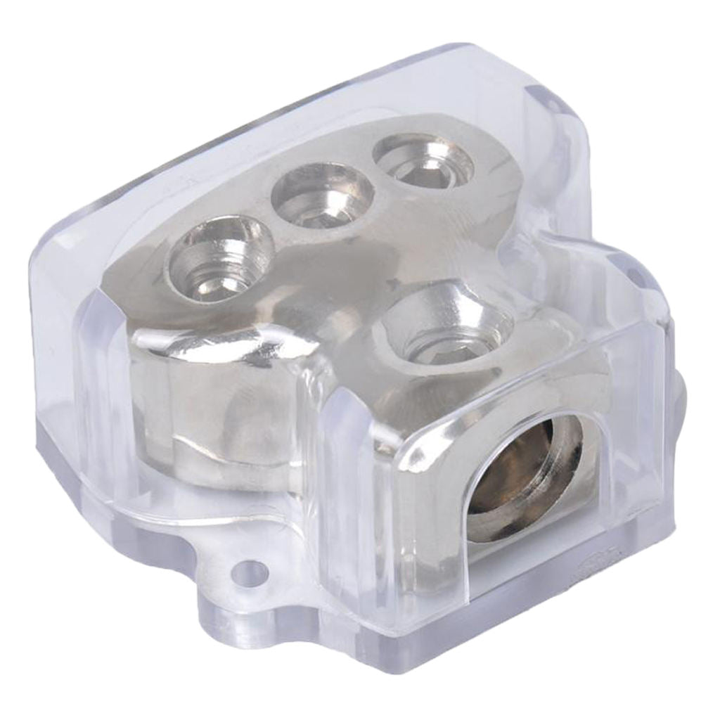 2Pcs New 3-Way Car Audio Amp Power Ground Cable Splitter Distribution Block