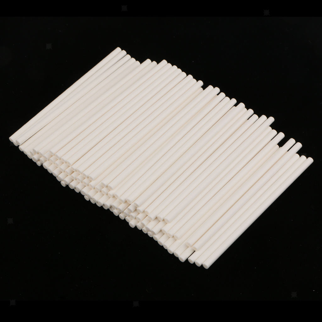 100 Pieces Paper Lollipops Lollipops Suitable for Baking Cakes Craft Mold 10 Cm