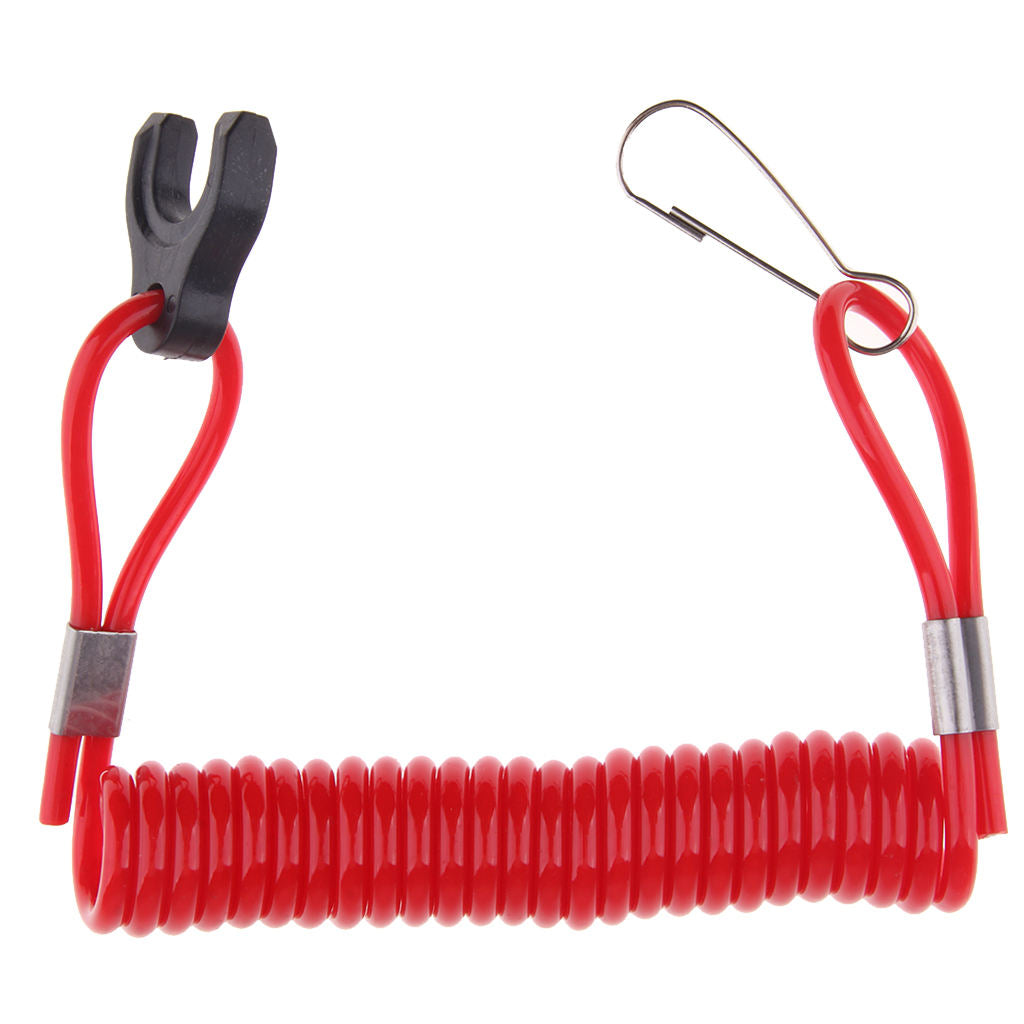 Boat Kill Switch Safety Lanyard Red for Tohatsu Outboard