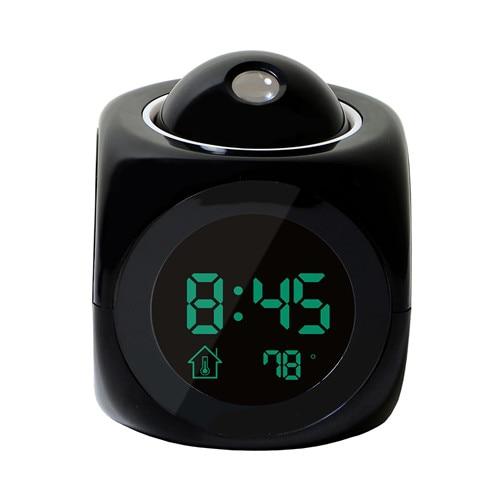 LCD TALKING PROJECTION ALARM CLOCK