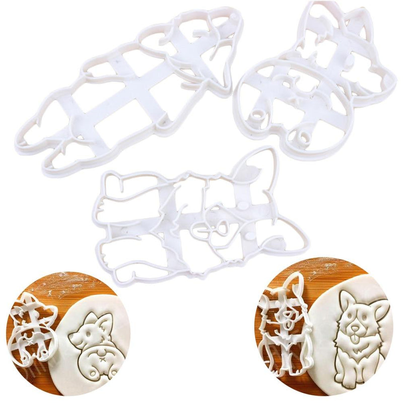 Corgi Shape Cookie Cutter Set
