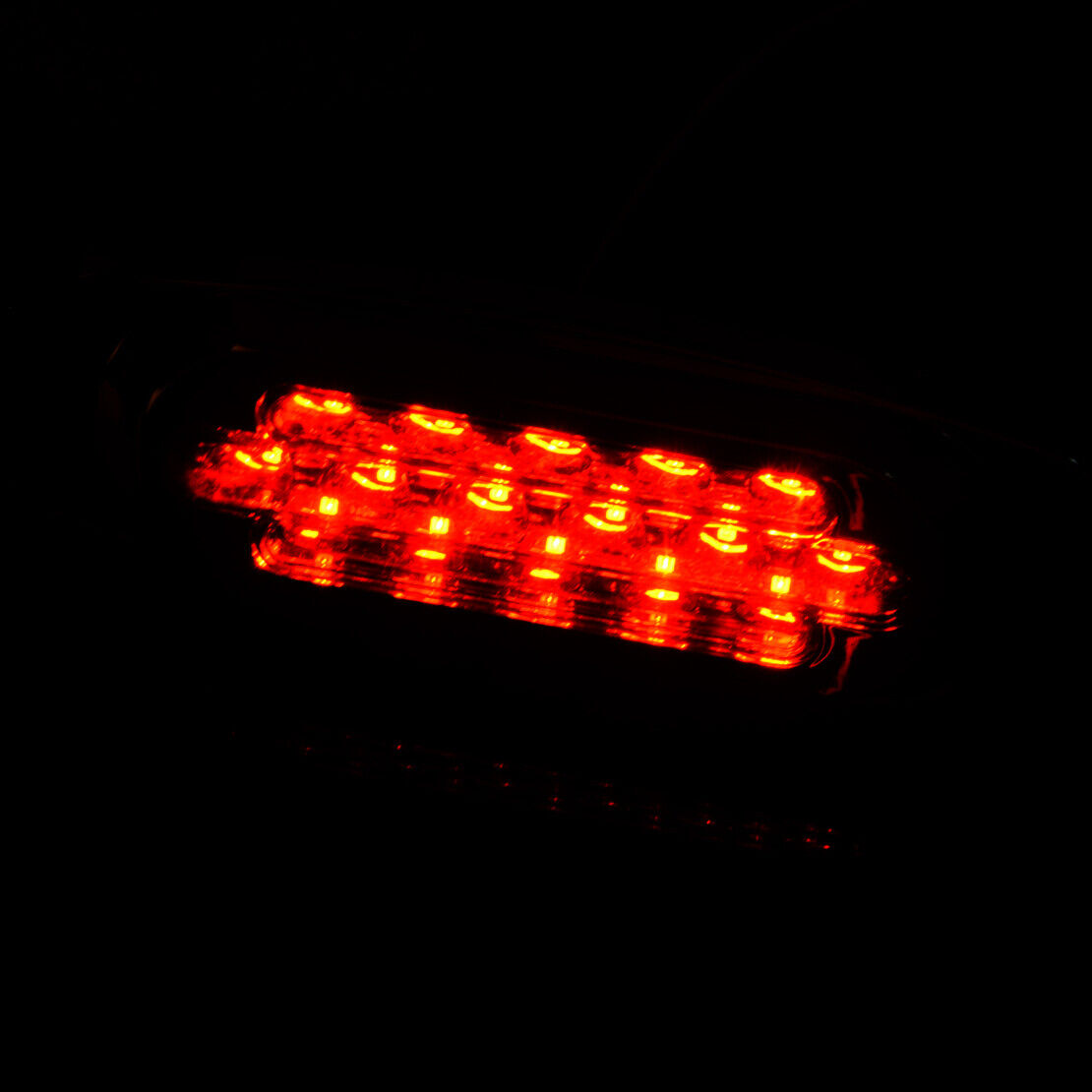2pc Red 16 LED Chrome Side Marker Clearance Lamp Turn Signal Light Truck Trailer
