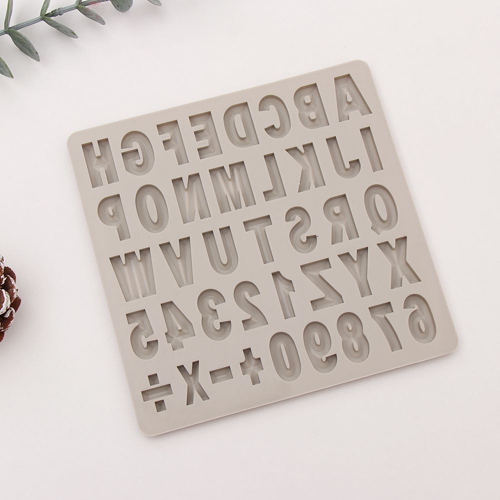 Number Fondant Cake Decorating Tools Silicone Letter Mold Baking Accessories