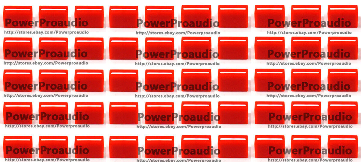 50pcs Channel Crossfader Fader Cap Knob For RANE 57 TTM57 TTM57sl TTM57mk2?RED?