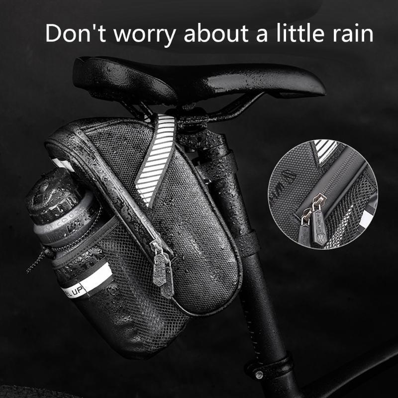 Large Capacity Bicycle Saddle Bag Water Proof Reflective Cycling Bag