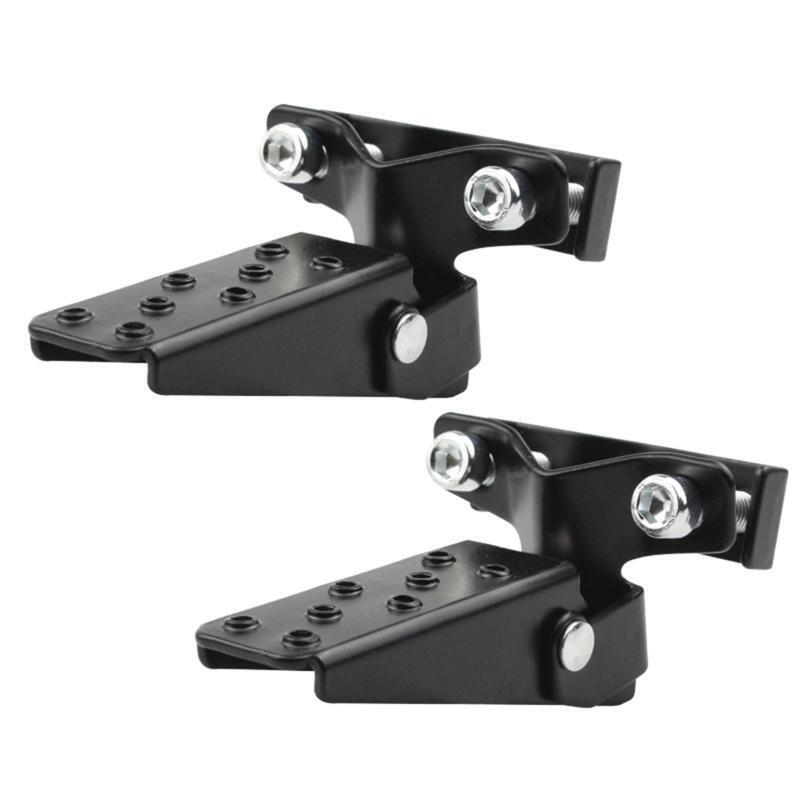 Motorcycle Foot Pegs Pedal Chromed Steel Folding Screw for Motorcycle MTB