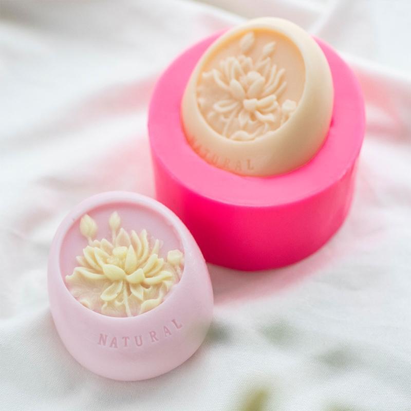 Lotus Shaped Silicone Soap Mould Mousse Cake Mold Pudding Moulds Baking Gadgets