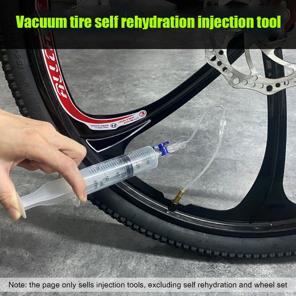 MTB Road Bicycle Sealant Injector Vacuum Tire Liquid Syringe (Single Tool)