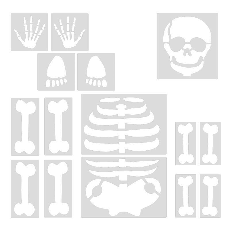 Halloween Plastic Painting Template Set Painting on Wood Wall Festival Card