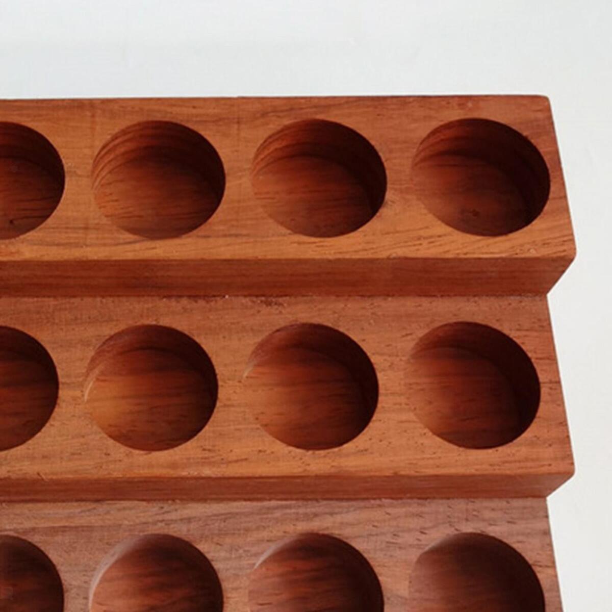 Oils Storage Rack Display Holder 18 Slots Shelf for Presentation