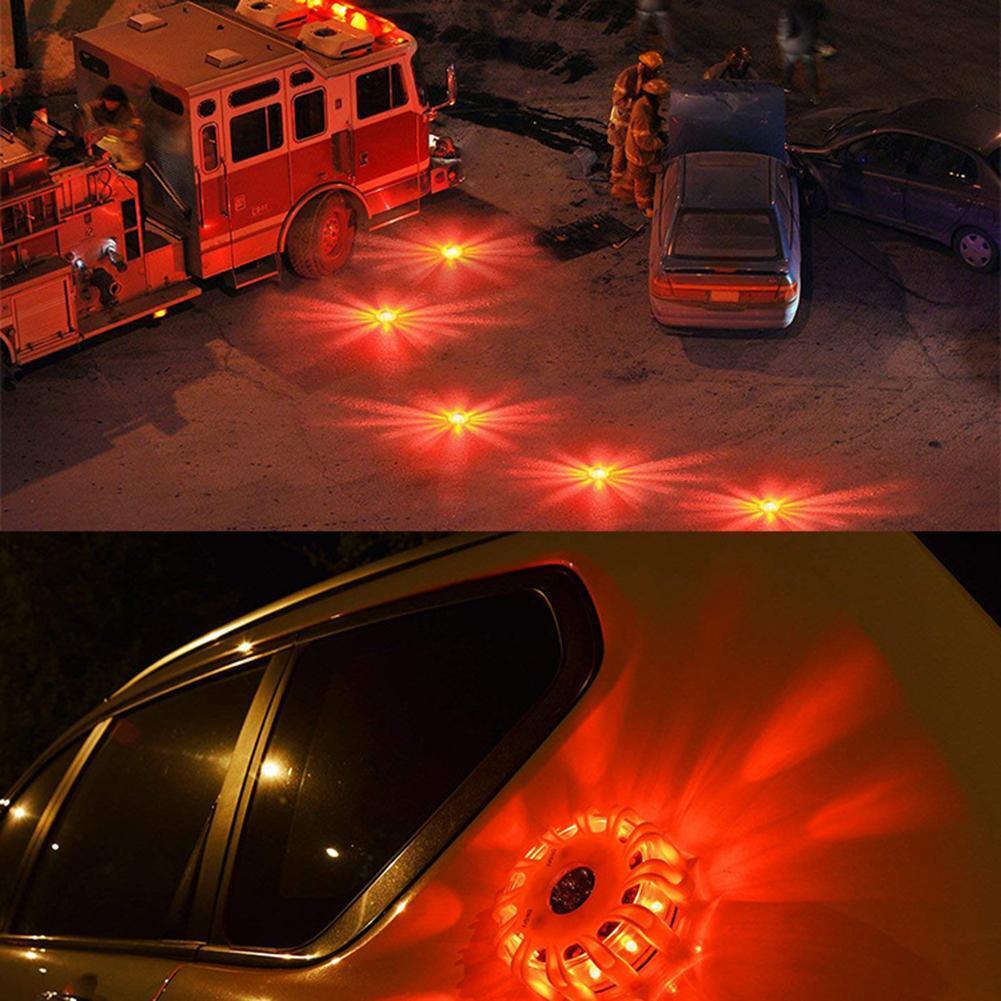 15LED Car Emergency Strobe Flashing Warning Light Roof Road Safety Lamp