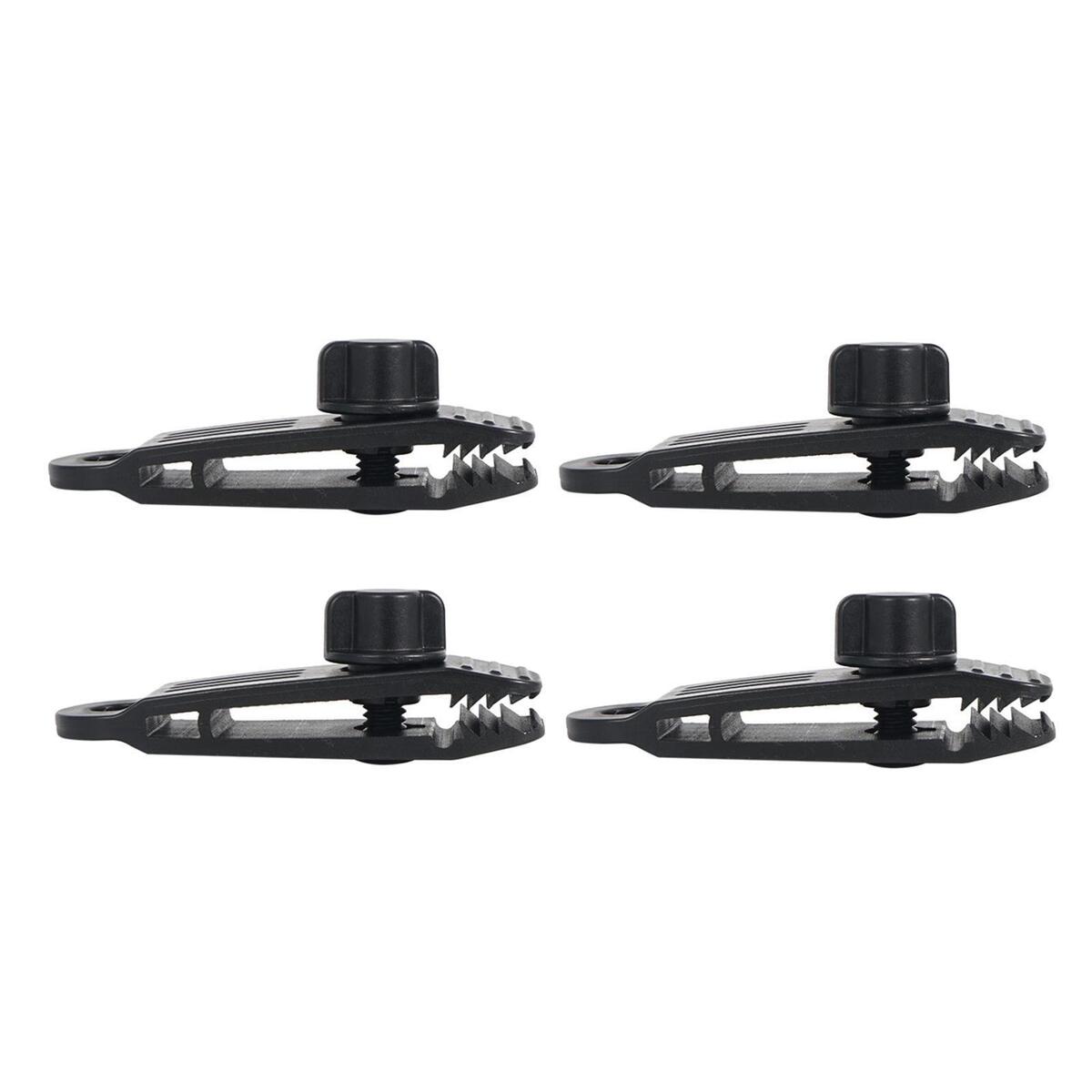 4 Pieces Strong Tarpaulin Clips Awning Clamp Car Boat Cover Tents