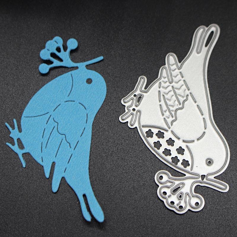 Animal Bird Cutting Dies DIY Scrapbooking Album Paper Card Stamp Making Decor