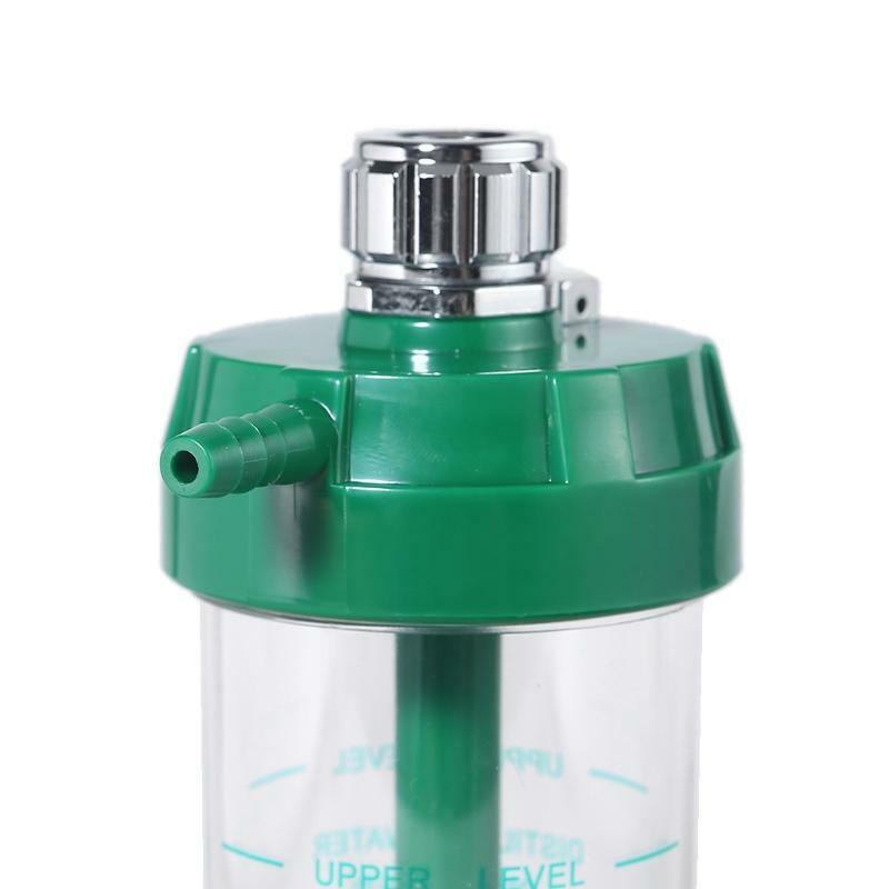 Humidifier Bottle Connect with Gas Oxygen Pressure Regulator 200mL Gauge