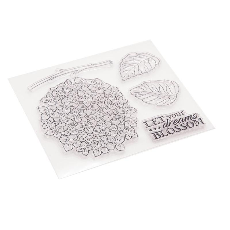 Flower Leaf Silicone Clear Seal Stamp DIY Scrapbooking Embossing Photo Album