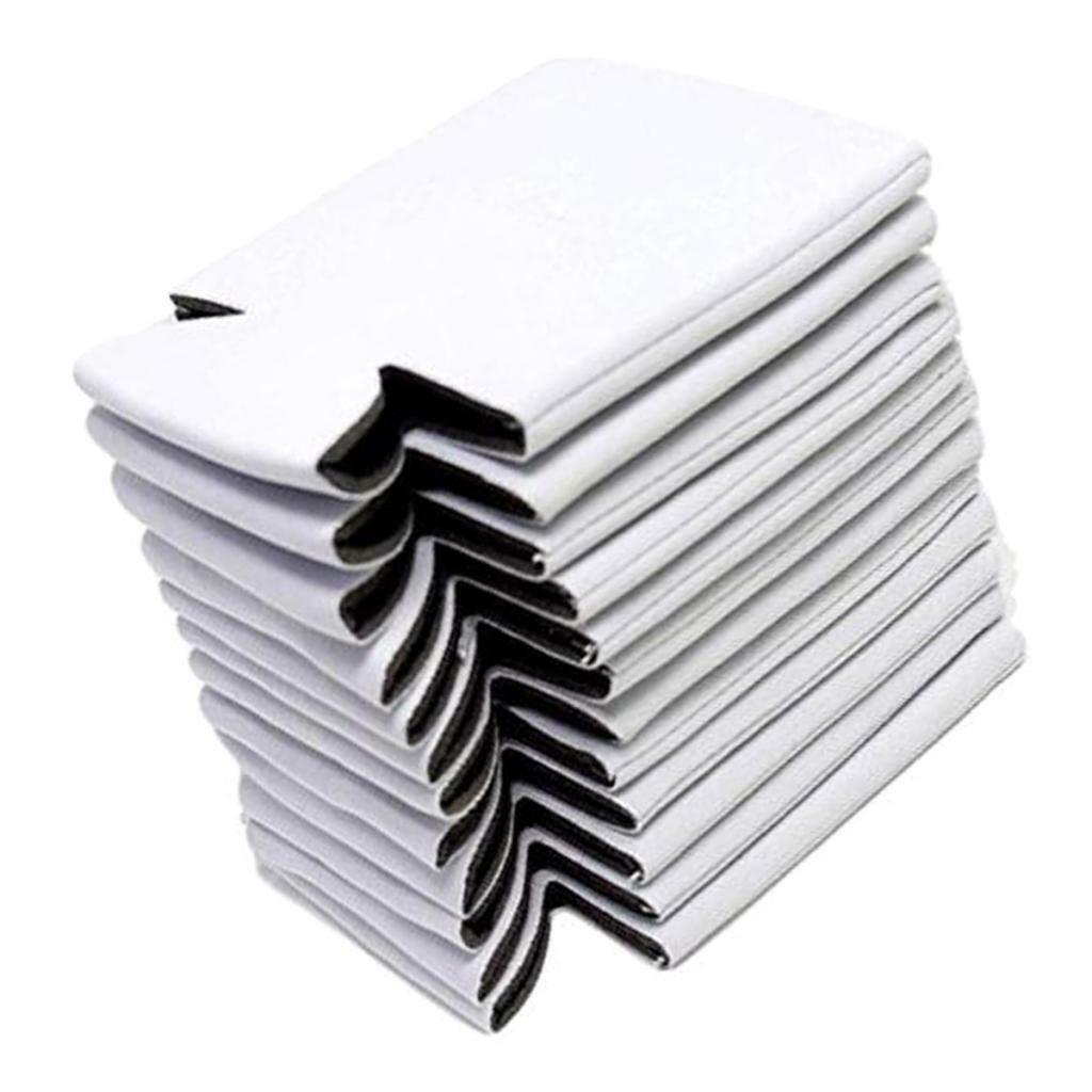 40pcs Insulated Neoprene Beer Can Coolers Sleeves Collapsible Drink Caddies