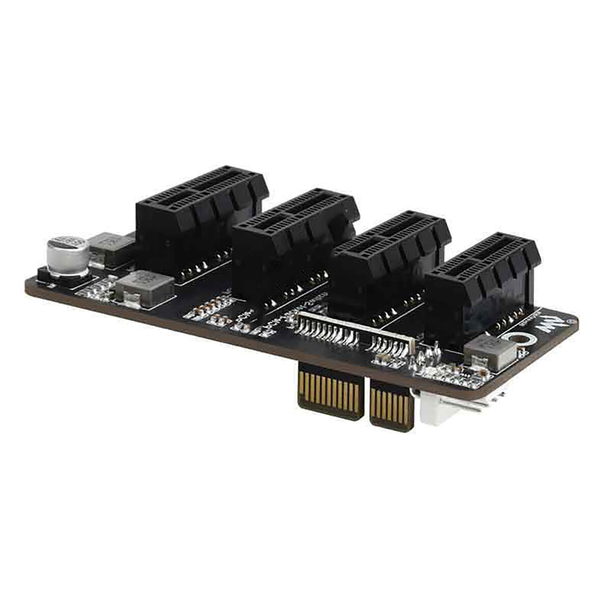 PCIe Expansion Card 4 Way Gen 2 X 1 PCIe Packet Switch 4P for Raspberry Pi A2UK