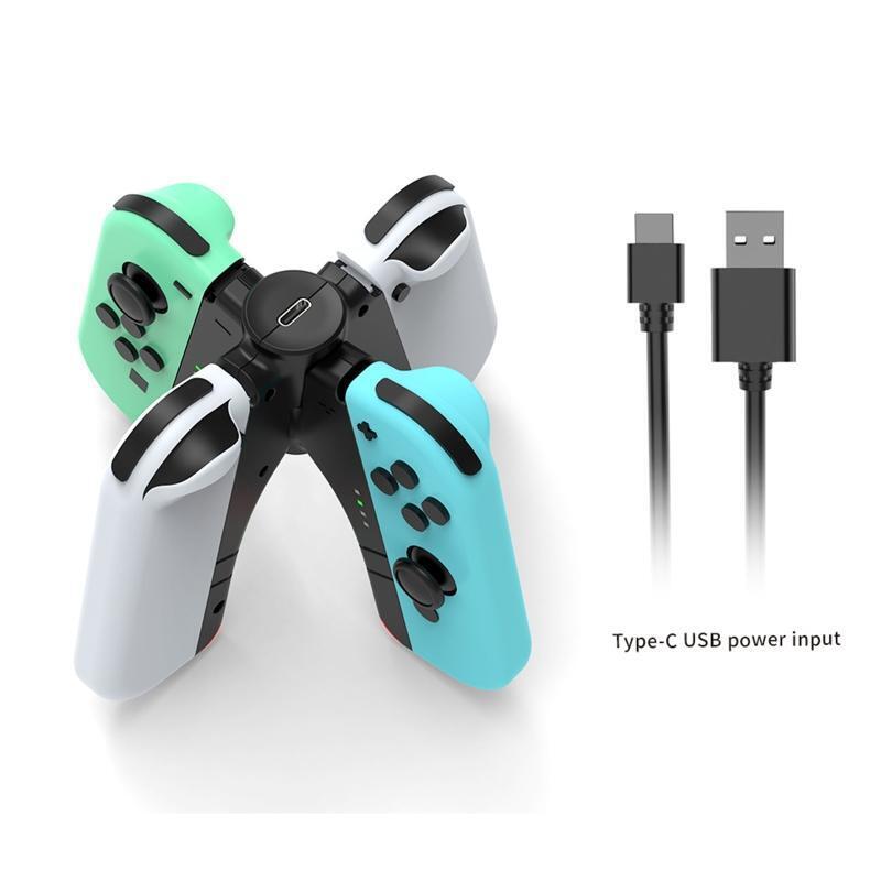 Charging Station forSwitch/Switch OLED 4 in 1 Controller Charger Console Charger