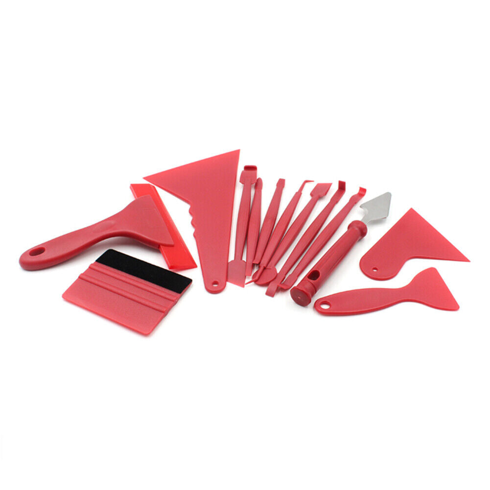 13pcs/set Car Vinyl Wrap Tool Kit Film Wrapping Window Tinting Squeegee