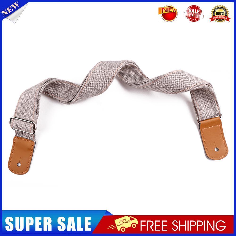 Guitar Strap Anti Slip Bass Ukulele Shoulder Belt Musical Parts (Grey)