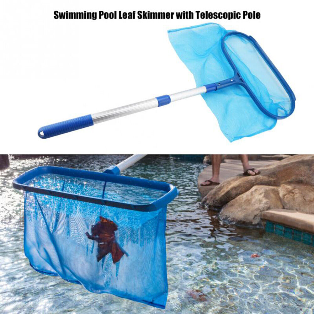 3pcs Fishing Net Swimming Pool Shallow Deep Spa Leaf Skimmer Cleaning Tools