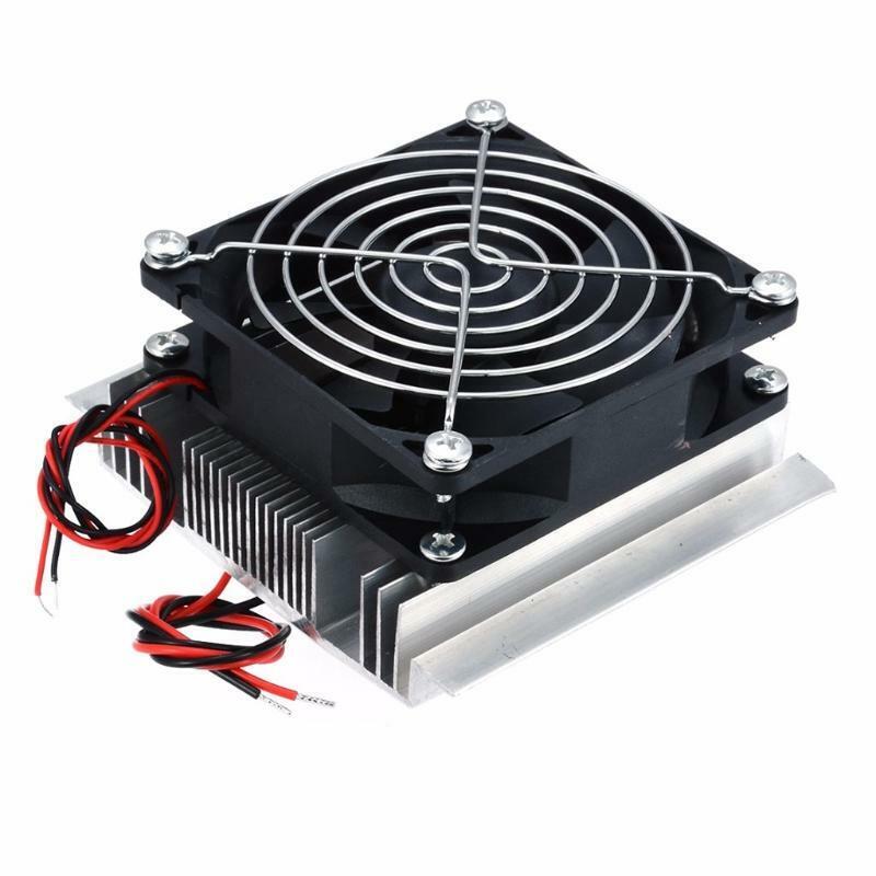 DC 12V Peltie Semiconductor Cooler Radiator Air Cooling Device Refrigeration Kit