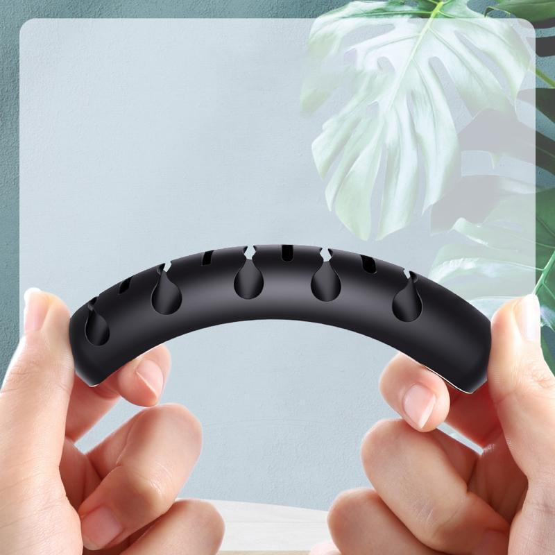 Magnetic Storage Phone Charging Cable Desktop Organizer Data Cable Fixing Clamp
