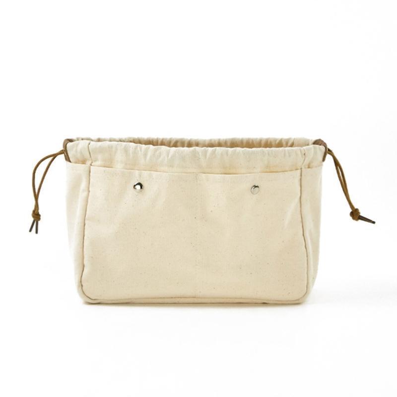 Travel Canvas Makeup Bag Portable Cosmetic Toiletry Organizer Drawstring Pouch