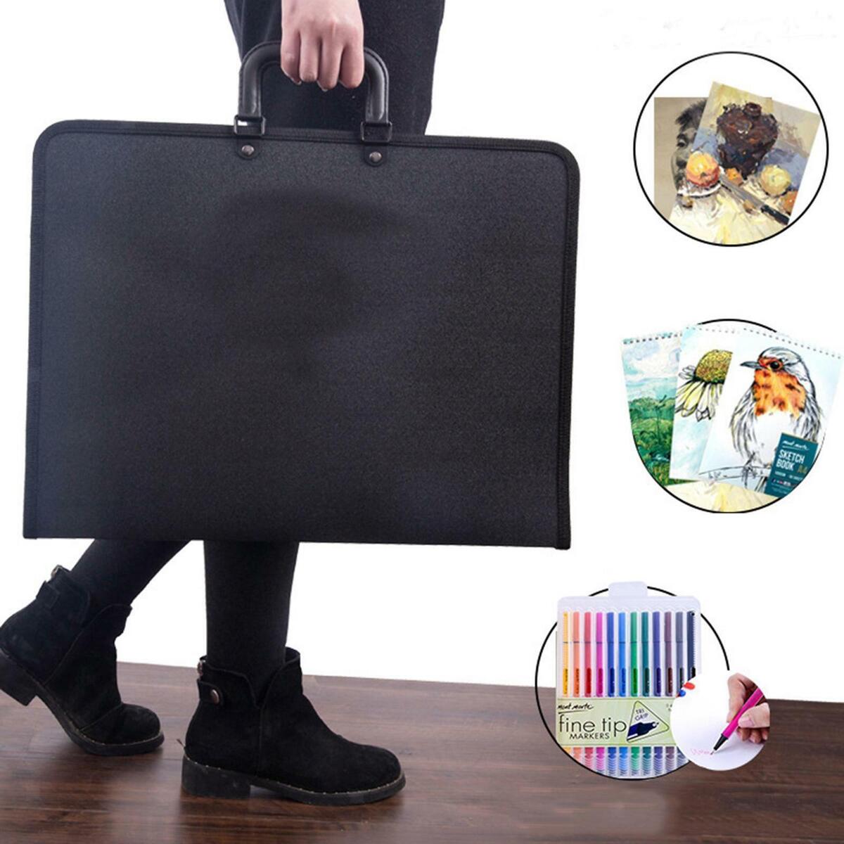 A3 Art Portfolio Case  Drawing Board  Carrying Bag Waterproof