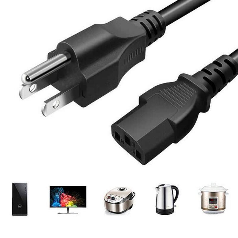 1.5m America Standard Pure Copper Core Replacement Cable AC Power Cord Cable